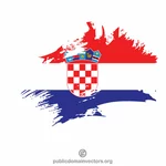 Kroatisk flagga