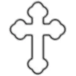 Grafika wektorowa symbolu wiary