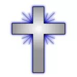 Illustration vectorielle d'une croix chrétienne