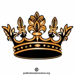 Crown clip art afbeelding