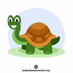Söt sköldpadda