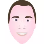 Guy with pink face
