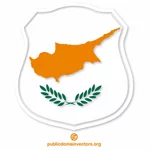 Mantel bendera Siprus lengan