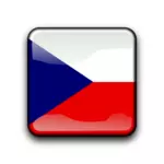 Tschechien Flagge button