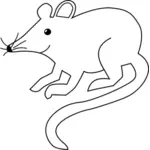 Illustration vectorielle de souris