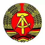 Vectorafbeeldingen van nationale embleem van de Duitse Democratische Republiek