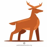 Imagen de clip art de ciervos