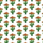 Woestijn cactus naadloze patroon
