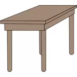 Studentský stůl vektorový obrázek