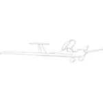 Simple airplane sketch