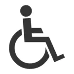 Persoanele cu handicap pe pictograma
