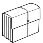 Thick folder with documents