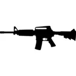 M 15 4 銃のシルエット