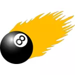 Billiard ball vektor image