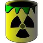 Radioactieve vat vectorafbeeldingen
