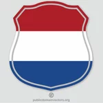 Dutch flag crest