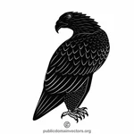 Eagle zwart-wit illustraties