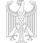 Aquila imperiale tedesca vettoriale