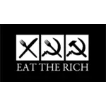 Eat the rich vector image