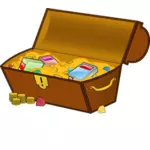 Treasure chest vektor ClipArt