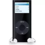 iPod 媒体播放器矢量图像