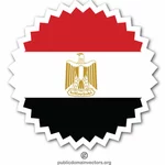 Mısır bayrağı Sticker