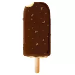 Мороженое шоколадное векторное изображение