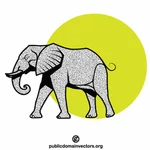 Elefanten-Wildtier