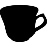 Engels porselein cup vectorillustratie