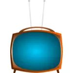 Old TV vector clip art