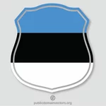 Estonya bayraklı arması