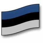 エストニア語の旗のベクトル