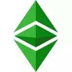 Obraz wektor zielony logo