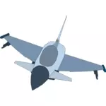 Eurofighter Typhoon lentokoneen vektorikuva