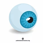 Bulbo oculare vector clip arte grafica