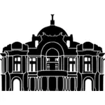 Palacio de Bellas Artes Mexic vectorul imagine