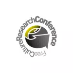 Free culture research conference vector logo
