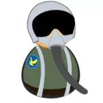 Fighter pilot icon