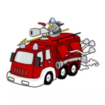 Пожарная машина векторные иллюстрации
