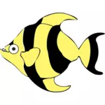 Cartoon tropical fish