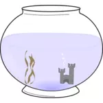 Goldfischglas Vektor-illustration