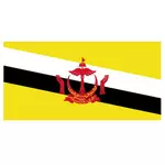 Vektor vlajka Bruneje