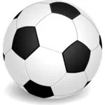 Jalkapallon vektori clipart-kuva