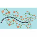 Flowery branch vectorillustratie