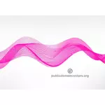 Roze golvende lijnen