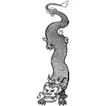 Image vectorielle de dragon chinois