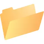 Gelbe Dossier-Symbol