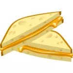 Pereche de sandwich-uri brânză la grătar
