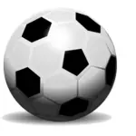 Векторного рисования футбольного мяча
