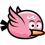 粉红色的鸟
